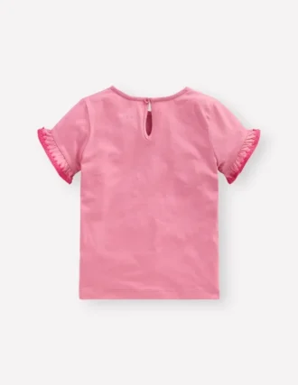 Ruffle Sleeve T-shirt Polignac