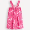 Ruffle Strap Sundress Festival Pink Giant Daisy Ruffle Strap Sundress Festival Pink Giant Daisy
