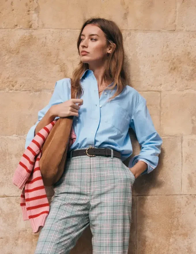 Sadie Relaxed Cotton Shirt Blue Oxford Sadie Relaxed Cotton Shirt Blue Oxford