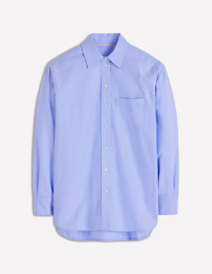 Sadie Relaxed Cotton Shirt Blue Oxford Sadie Relaxed Cotton Shirt Blue Oxford