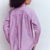 Sadie Relaxed Cotton Shirt Multi Stripe