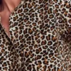 Sadie Relaxed Cotton Shirt Soft Cream, Leopard Flow Sadie Relaxed Cotton Shirt Soft Cream, Leopard Flow