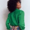 Sadie Relaxed Linen Shirt Fresh Green Sadie Relaxed Linen Shirt Fresh Green