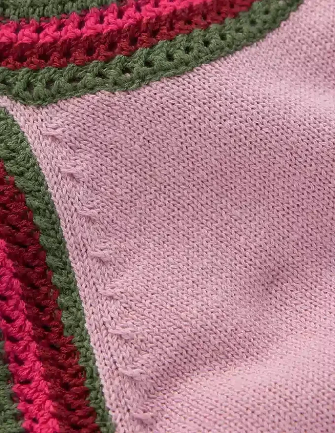 Saffron Crochet Racer Tank Pink Saffron Crochet Racer Tank Pink