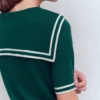 Sailor Collar sweater Green Sailor Collar sweater Green