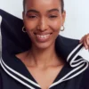 Sailor Collar sweater Navy Sailor Collar sweater Navy