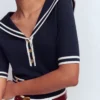 Sailor Collar sweater Navy Sailor Collar sweater Navy