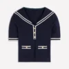 Sailor Collar sweater Navy Sailor Collar sweater Navy