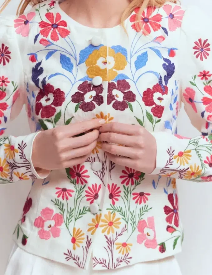 Salisbury Jacket Multi, Embroidery