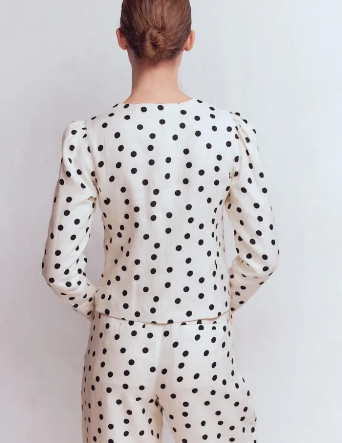 Salisbury Jacket Painted Dot Spaced