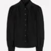 Sara Silk Shirt Black