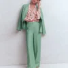 Sara Silk Shirt French Pink, Delicate Blossom Sara Silk Shirt French Pink, Delicate Blossom