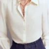 Sara Silk Shirt Ivory