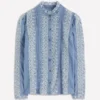 Savannah Broderie Top Chambray