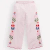 Scallop Hem Pants Chalk Pink/ Ivory Floral Scallop Hem Pants Chalk Pink/ Ivory Floral