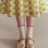 Scallop Mary Janes Gold Scallop Mary Janes Gold