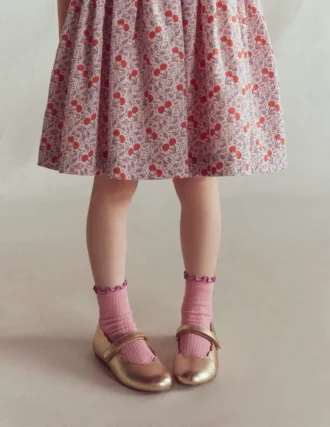 Scallop Mary Janes Gold Scallop Mary Janes Gold