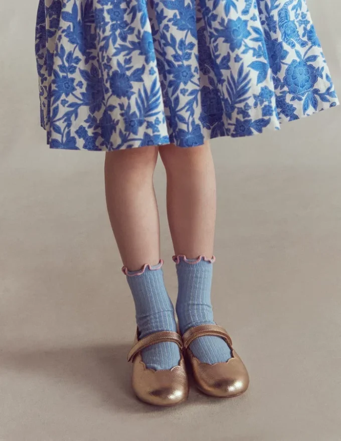 Scallop Mary Janes Gold Scallop Mary Janes Gold