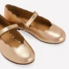 Scallop Mary Janes Gold Scallop Mary Janes Gold