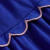 Scallop Tiered Sundress Sapphire Blue Scallop Tiered Sundress Sapphire Blue