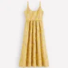 Scoop Neck Jacquard Dress Yellow Jacquard Scoop Neck Jacquard Dress Yellow Jacquard