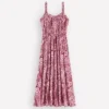 Scoop Neck Jersey Dress Pink, Enchanted Paisley Scoop Neck Jersey Dress Pink, Enchanted Paisley