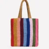 Shopper Tote Multi Stripe