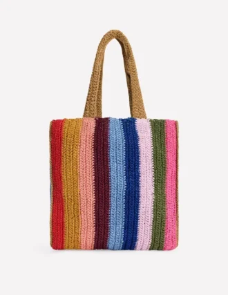 Shopper Tote Multi Stripe