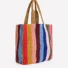 Shopper Tote Multi Stripe