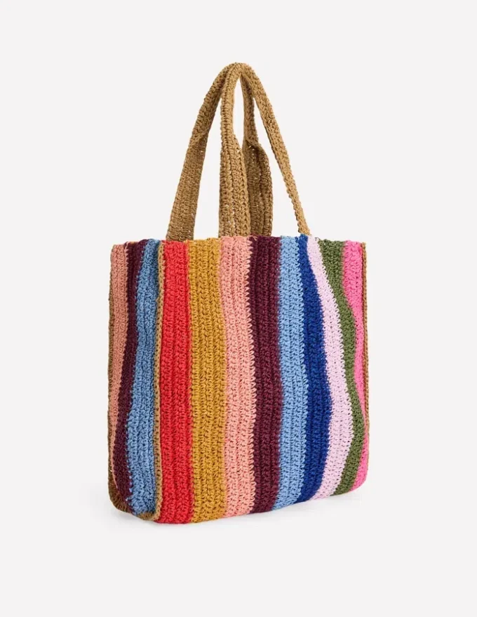 Shopper Tote Multi Stripe
