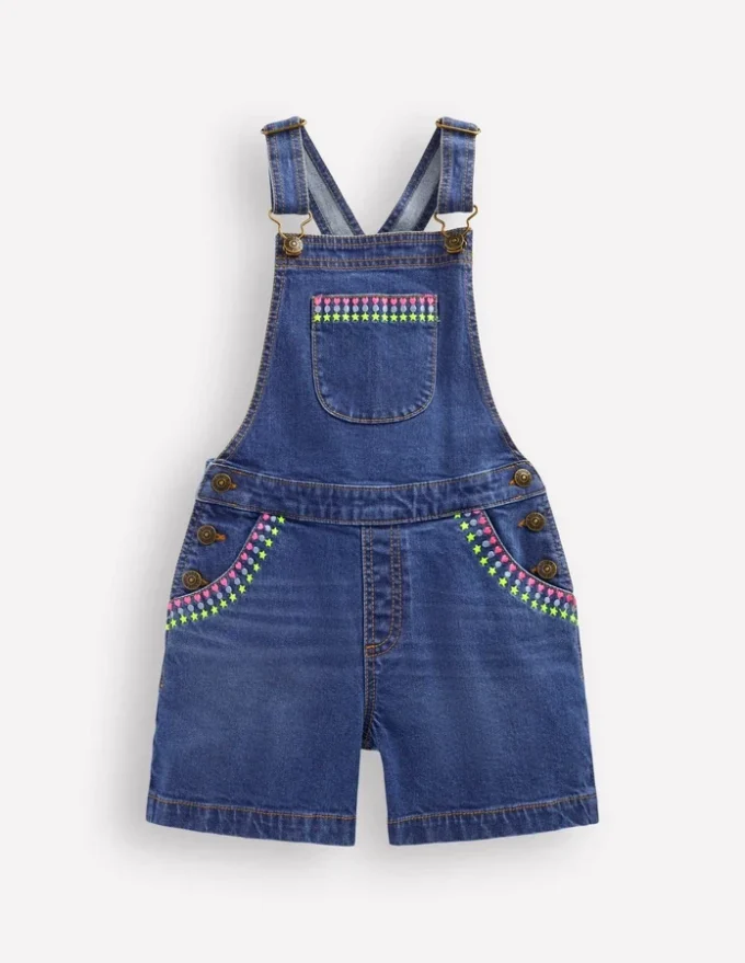 Short Overalls Mid Vintage Embroidered Short Overalls Mid Vintage Embroidered