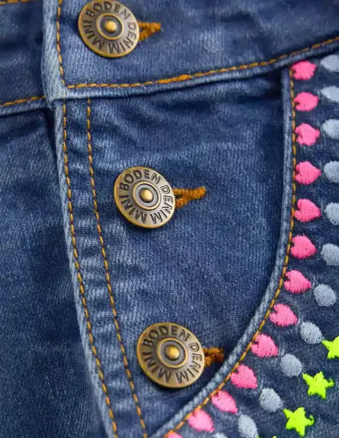 Short Overalls Mid Vintage Embroidered Short Overalls Mid Vintage Embroidered