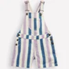 Short Overalls Purple/Navy Stripe Short Overalls Purple/Navy Stripe