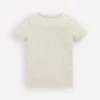 Short Sleeve Appliqué T-shirt Oatmeal Marl Dino Stripe Short Sleeve Appliqué T-shirt Oatmeal Marl Dino Stripe