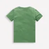 Short Sleeve Appliqué T-shirt Willow Green Race Car