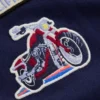 Short Sleeve Badge T-shirt College Navy Cars