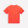 Short Sleeve Badge T-shirt Coral Orange Dinos