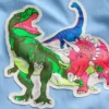 Short Sleeve Badge T-shirt Glacier Blue Dino