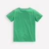 Short Sleeve Graphic T-shirt Aloe Green Recycling trucks
