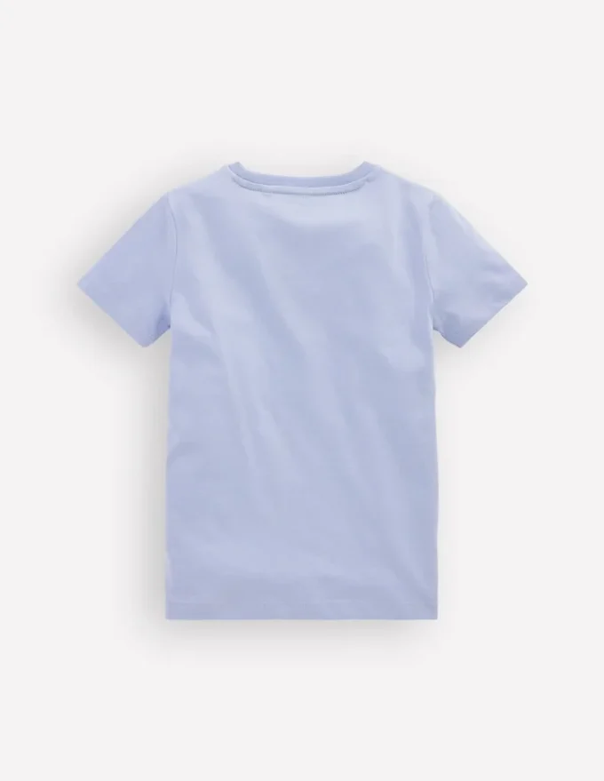 Short Sleeve Graphic T-shirt Blue Race Cars