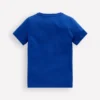 Short Sleeve Graphic T-shirt Bright Blue Jurasic Era