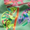 Short Sleeve Graphic T-shirt Csarite Green Camelion