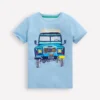 Short Sleeve Graphic T-shirt Glacier Blue Jeep
