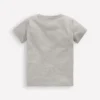 Short Sleeve Graphic T-shirt Grey Marl Dinos