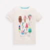 Short Sleeve Graphic T-shirt Soft Ivory Ice Creams
