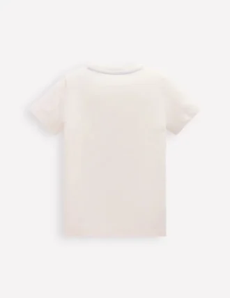 Short Sleeve Graphic T-shirt Soft Ivory Ice Creams
