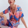 Short Sleeve Jacquard Cardigan Aztec Short Sleeve Jacquard Cardigan Aztec