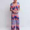 Short Sleeve Jacquard Cardigan Aztec Short Sleeve Jacquard Cardigan Aztec