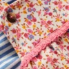 Short Sleeve Jersey Overalls Pink Ditsy Floral Short Sleeve Jersey Overalls Pink Ditsy Floral