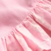 Short Sleeve Jersey RaRa Dress Blossom Pink Flower Vine Short Sleeve Jersey RaRa Dress Blossom Pink Flower Vine